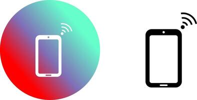 Unique Connected Device Icon Design vector