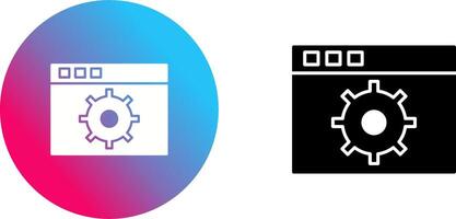 Unique Settings Icon Design vector