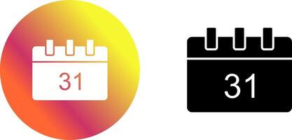 Unique Calendar Icon Design vector