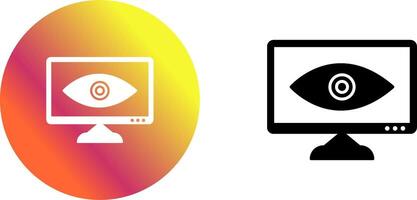 Unique Web Visibility Icon Design vector
