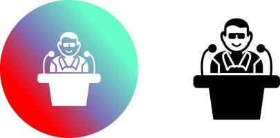 Unique Lecture Icon Design vector