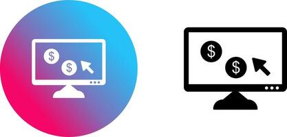 Unique Pay Per Click Icon Design vector