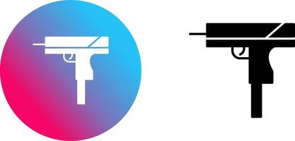 Unique Gun Icon Design vector