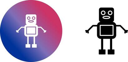 Unique Robot Icon Design vector