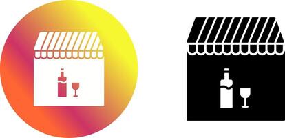 Unique Cafe and Bar Icon Design vector
