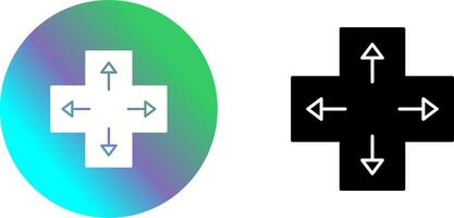 Unique Direction Keys Icon Design vector