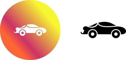 Sports Car Icon Design vector