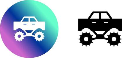 Monster Truck Icon Design vector