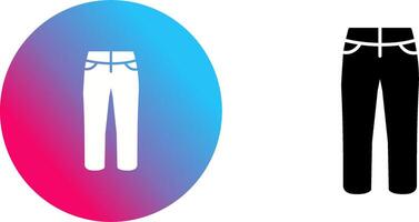 Trousers Icon Design vector