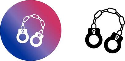 Handcuff Icon Design vector