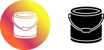 Paint Bucket Icon Design vector