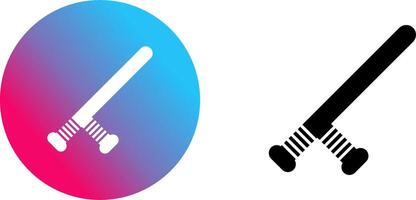 Baton Icon Design vector