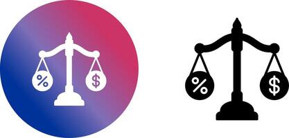 Scale Icon Design vector