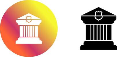 Courthouse Icon Design vector