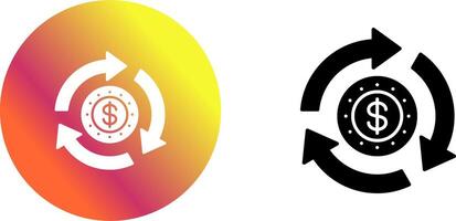 Turnover Icon Design vector