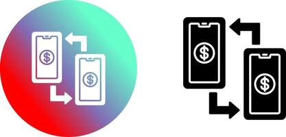 Transaction Icon Design vector