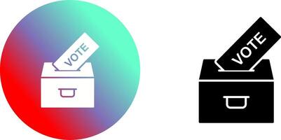 Casting Vote Icon Design vector