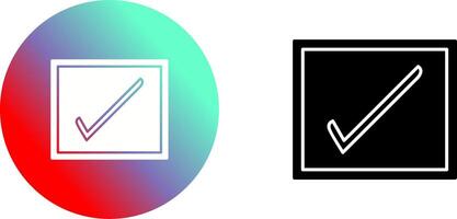 Checkbox Icon Design vector