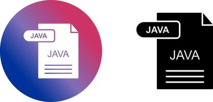 Java Icon Design vector