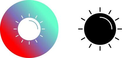 Sun Icon Design vector