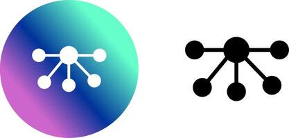 Nodes Icon Design vector