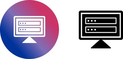Corrupted Data Icon Design vector