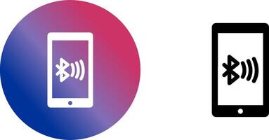 Connected Device Icon Design vector