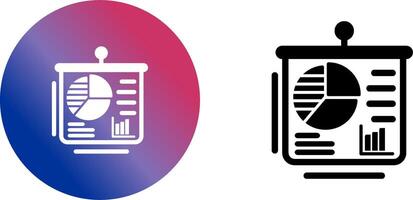 Presentation Icon Design vector