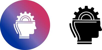 Machine Learning Icon Design vector