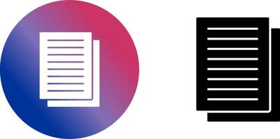Document Icon Design vector