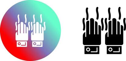 Smelly Hands Icon Design vector