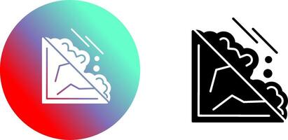 Avalanche Icon Design vector