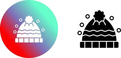 Winter Hat Icon Design vector