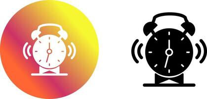 diseño de icono de reloj de alarma vector