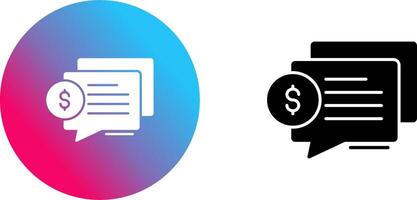 Dialog Icon Design vector