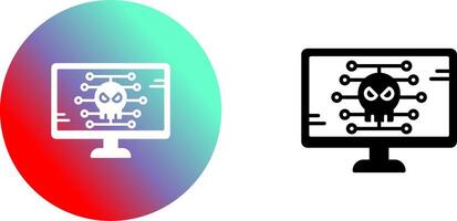 Malware Icon Design vector