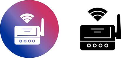 Wifi Router Icon Design vector