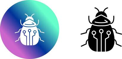 Bug Icon Design vector