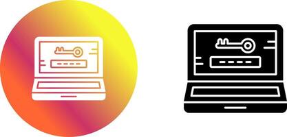 Password Icon Design vector