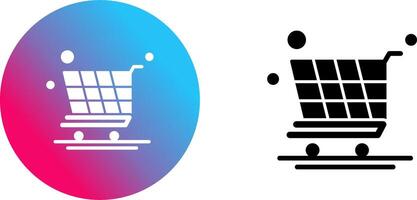 Trolley Icon Design vector