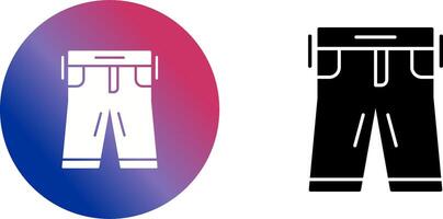 Pants Icon Design vector