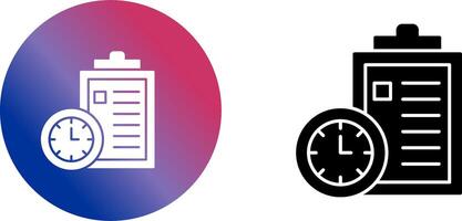 Time Management Icon Design vector