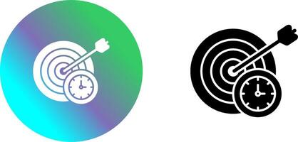 In Time Icon Design vector