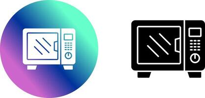 Microwave Icon Design vector