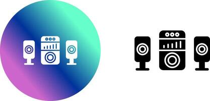 Sound System Icon Design vector