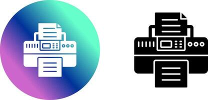 Printer Icon Design vector