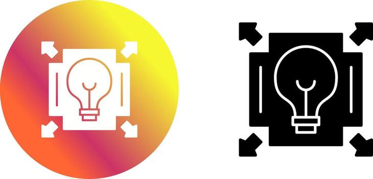 Diffusion Icon Design vector