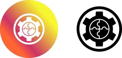Solution Icon Design vector
