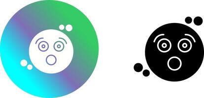 Surprised Icon Design vector