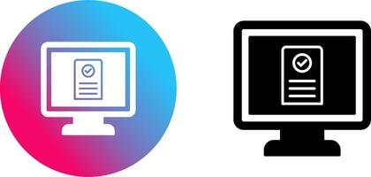 Online appointment Icon Design vector